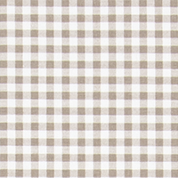 gingham ecru